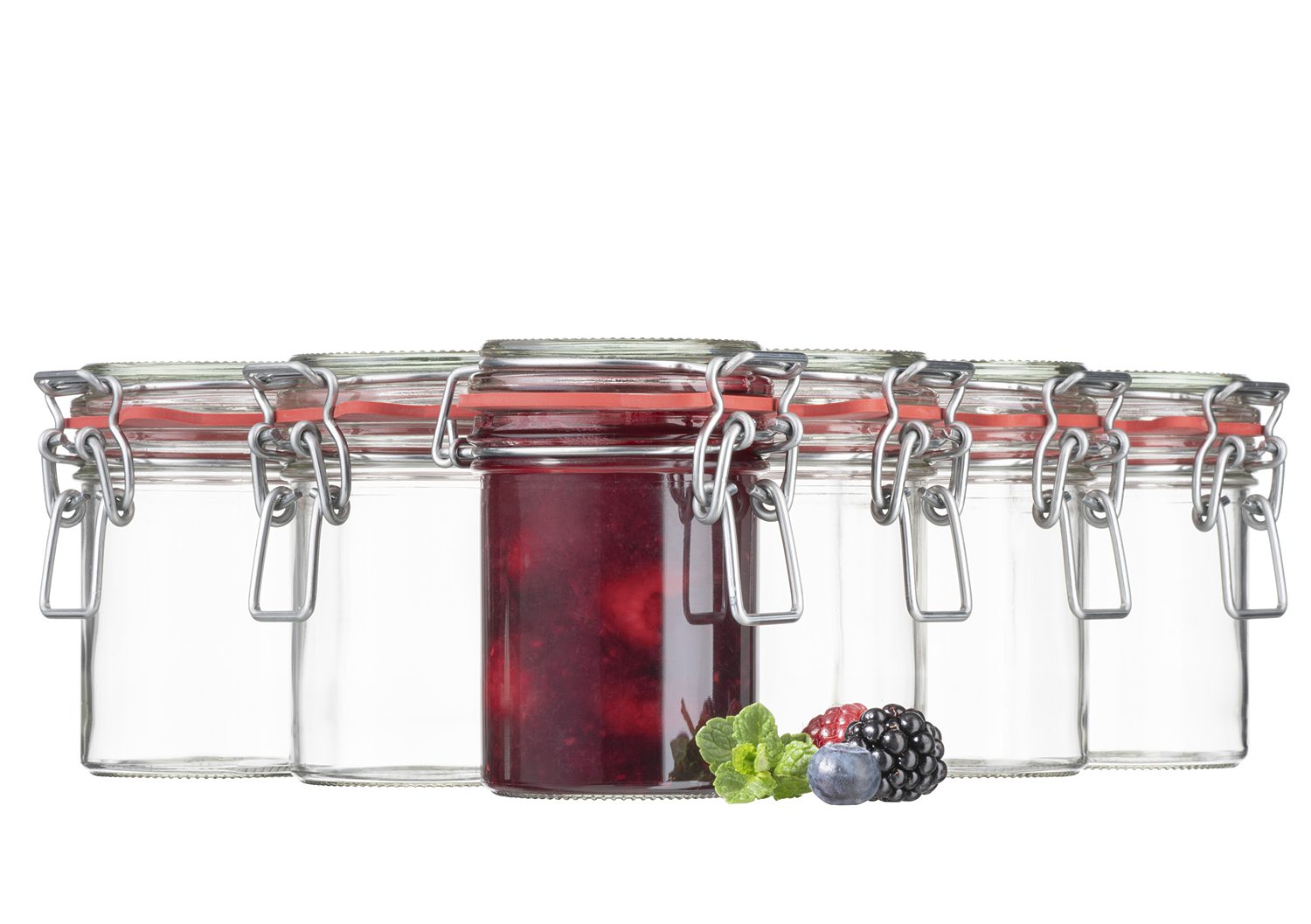 Einmachgläser - 6er Set Volumen: 212 ml